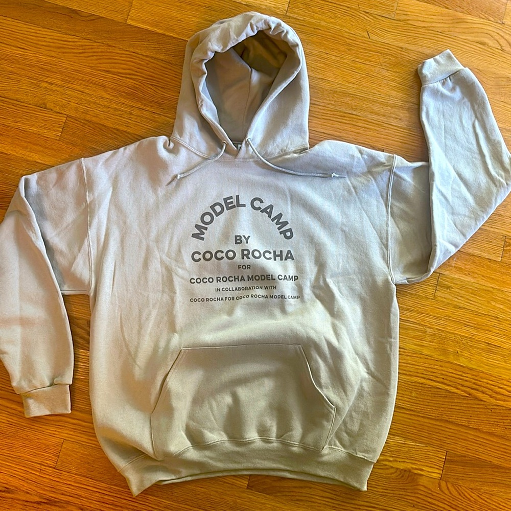 Coco Rocha Model Camp Hoodie, XL, New No Tags